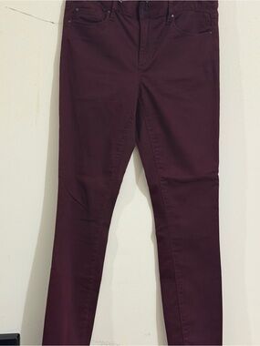 River Island Skinny Jeans in Deep Plum
